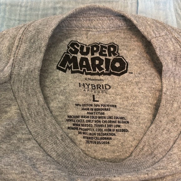 Nintendo Super Mario Character T-Shirt Sz Large Unisex - Picture 3 of 4